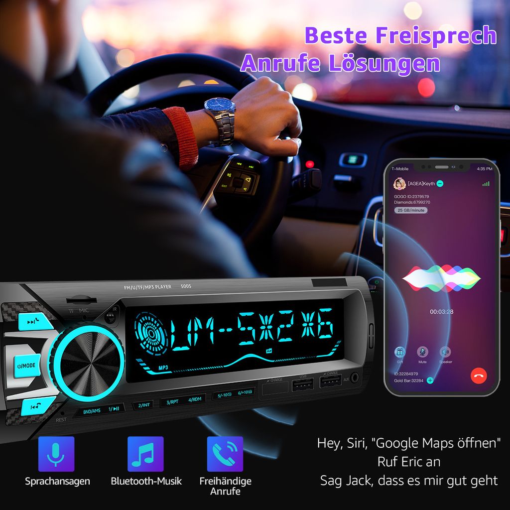 Schne Autoradio Mit Bluetooth Fotos