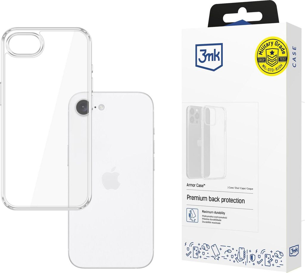 3mk Armor Case für Apple iPhone 16e - Transparent