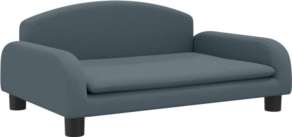vidaXL Kindersofa Dunkelgrau 70x45x30 cm Stoff