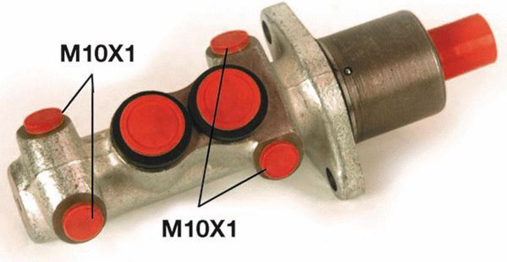 Hauptbremszylinder M10x1x4 Grauguss Ø 19 mm HELLA für u.a. PEUGEOT 205