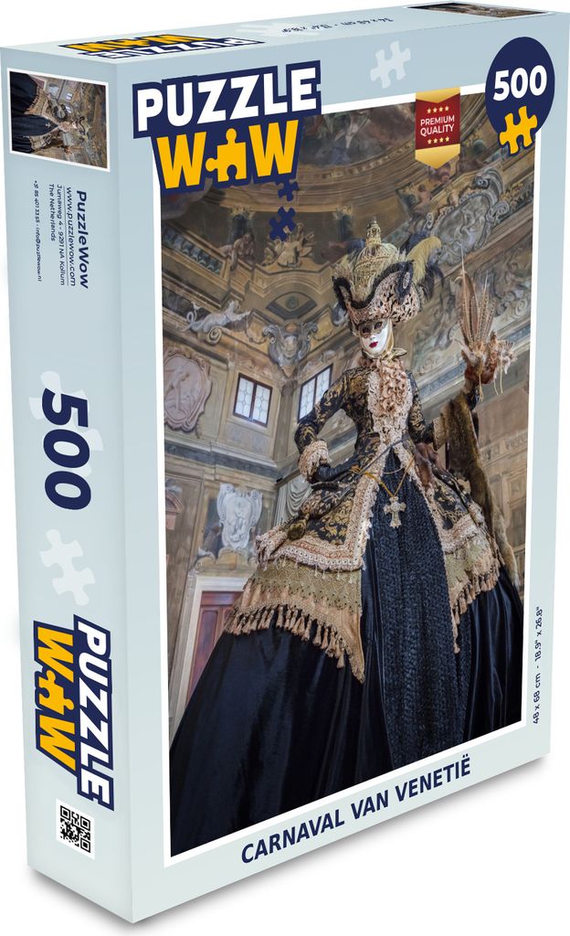 MuchoWow Puzzle 500 Teile Karneval - Festspiele - Venedig - Denken - Spiel - Toy
