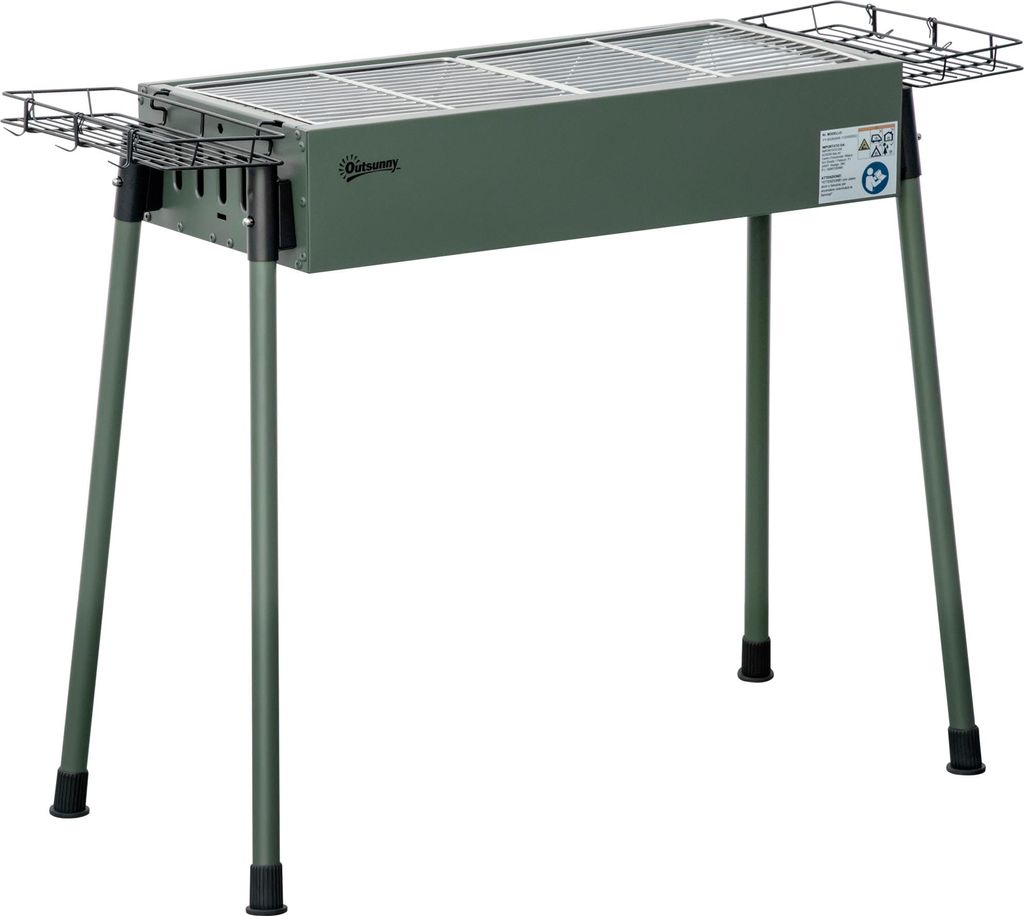 Outsunny Holzkohlegrill Anti-Rutsches Campinggrill mit Produktbild 