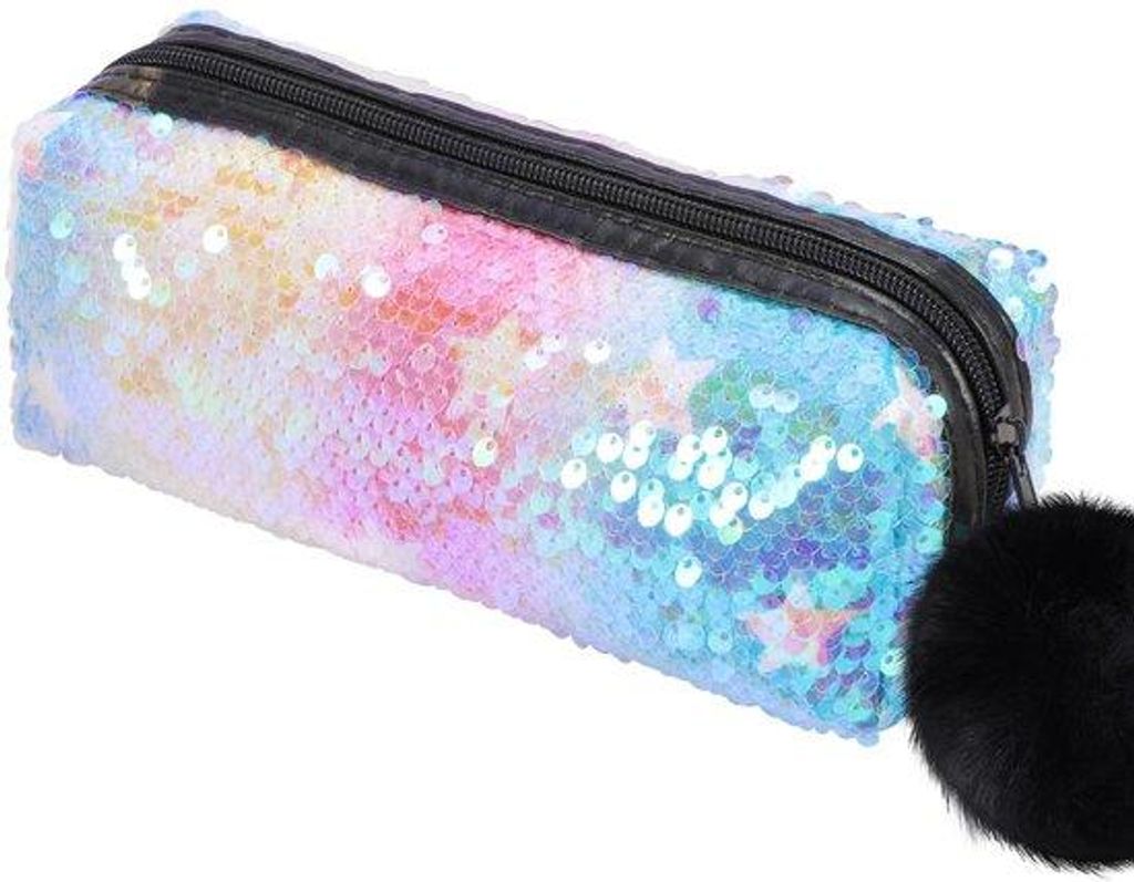 Glitzer-Tasche mit Reversible Sequins - große Fassung - Glitzer-Beutel