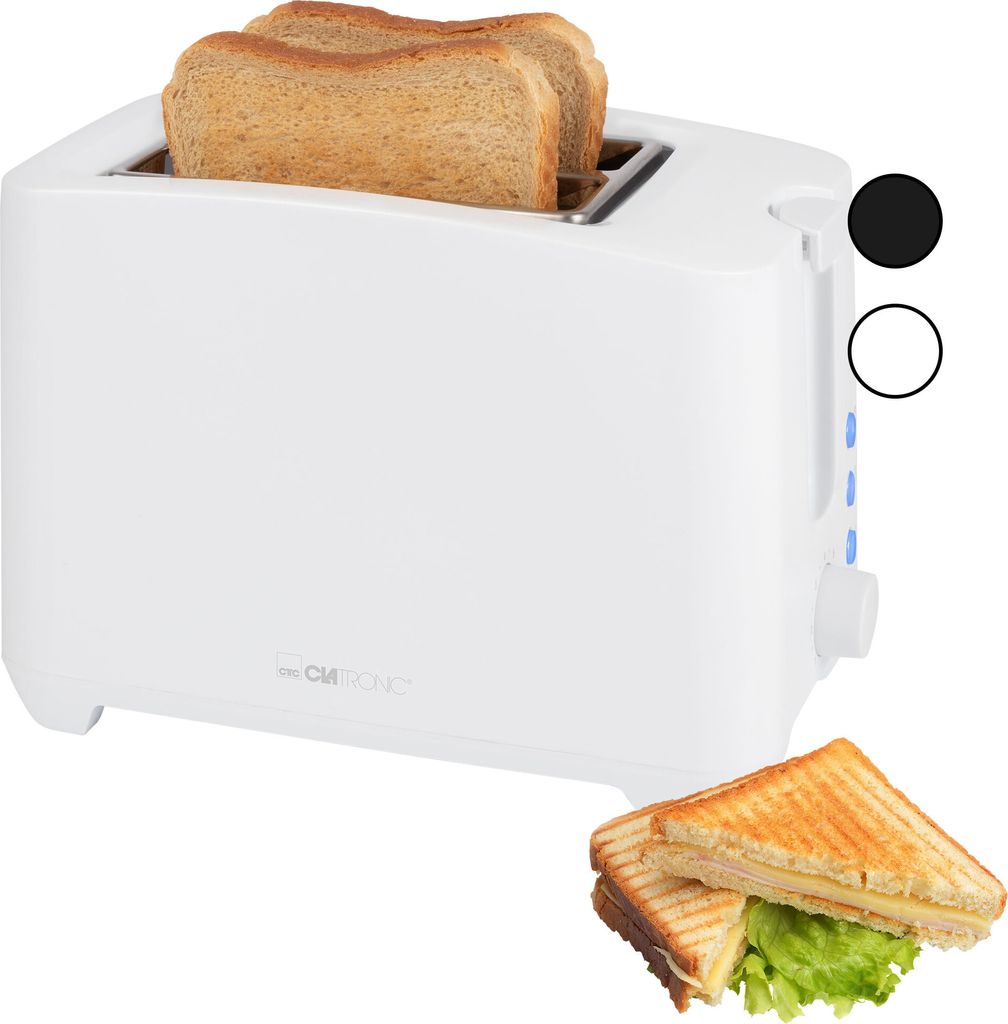 Clatronic kompakter Toaster 2 Scheiben | Toaster mit Produktbild 9