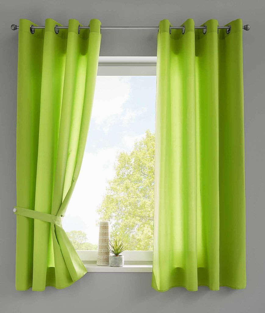 2er Set Vorhänge Schal Ösen »Berlin« HxB 145x140 cm Produktbild 