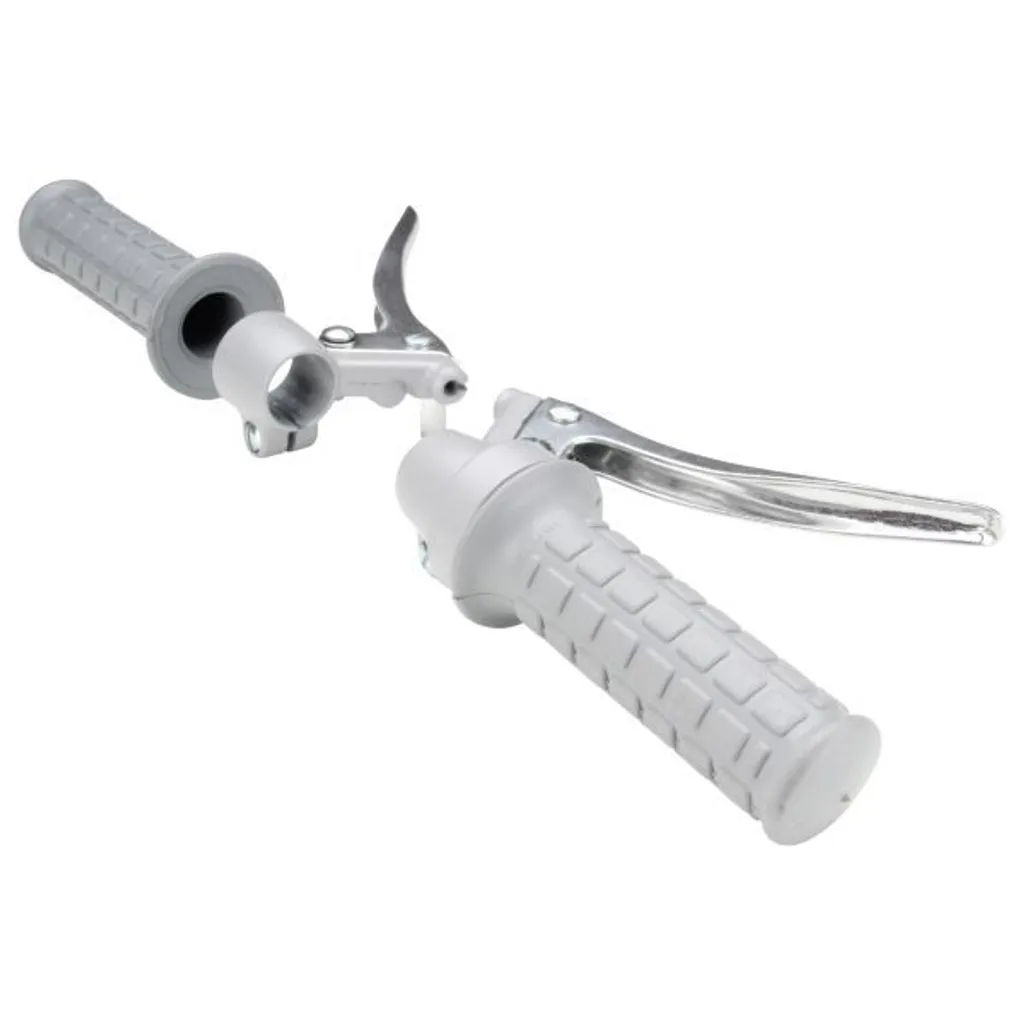 Poignées grises rétro pour rénovation guidon Zündapp et Kreidler 22mm