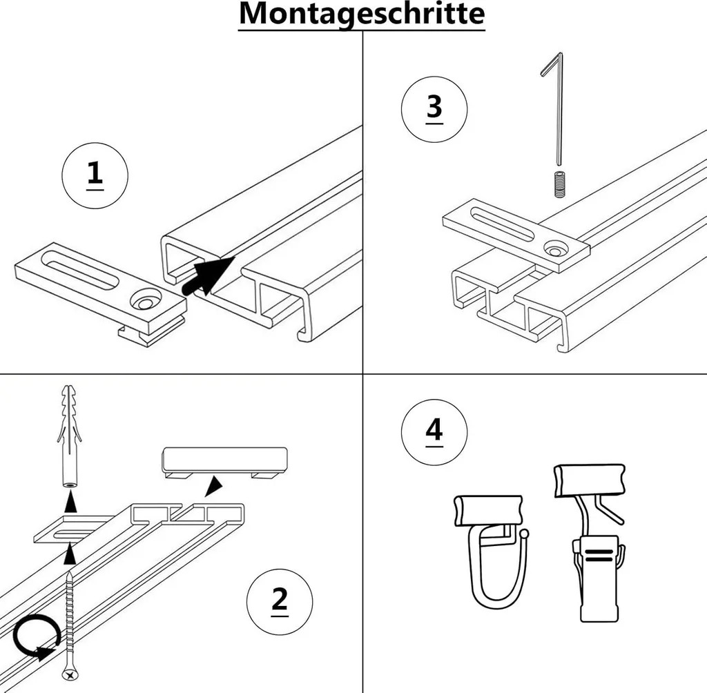 Binario Luxury MDEKOR 200cm Alluminio Bianco Doppio Binario LED - 7
