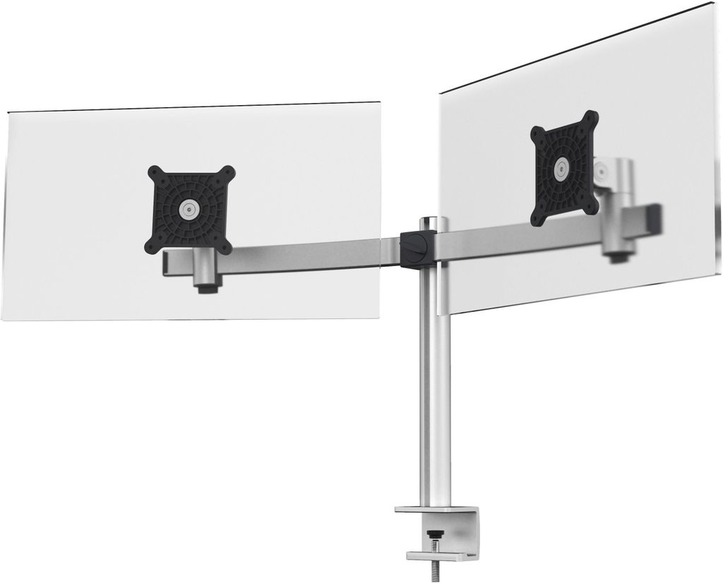 DURABLE Monitor Halterung PRO für 2 Monitore, 508523 silber Produktbild 