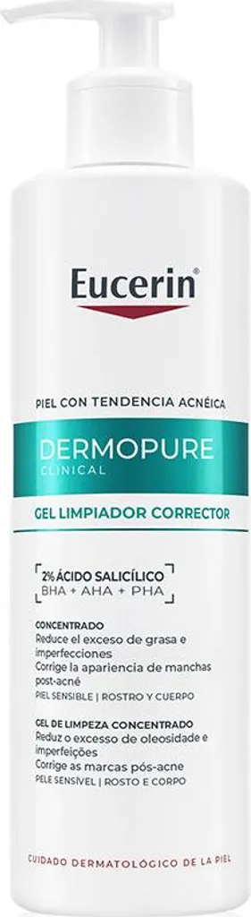 Gel nettoyant Eucerin DermoPure 400ml pour purifier la peau grasse