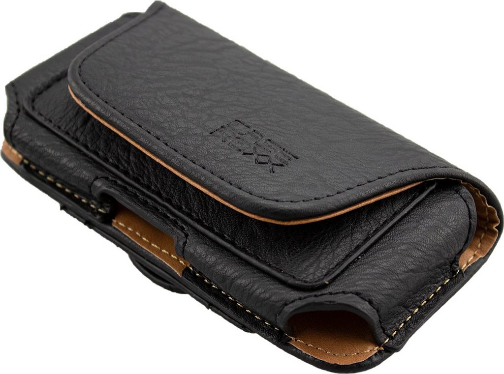 Handy Quertasche mit Gürtelclip & Gürtelschlaufe – Passend für Easyfone Prime-A2 – Robuste Schutztasche für den Gürtel – Schnellzugriff ...