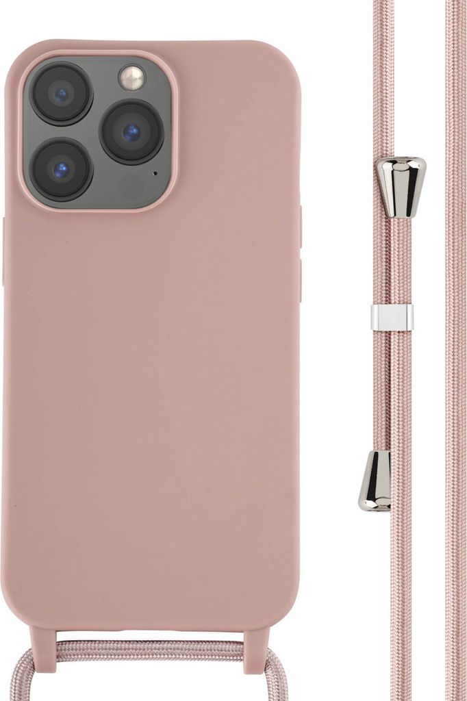 imoshion SilikonHülle mit Band iPhone 13 Pro - Sand Pink