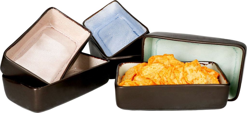 6x Reactive Schalen 550ml Dessert-Schälchen Snack-Schüssel Bowl Tapas Dips