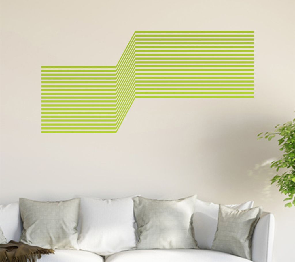 Retro Design Wandtattoo in 6 Größen - Wandaufkleber Wall Sticker - Dekoration, Küche, Wohnzimmer, Schlafzimmer, Badezimmer