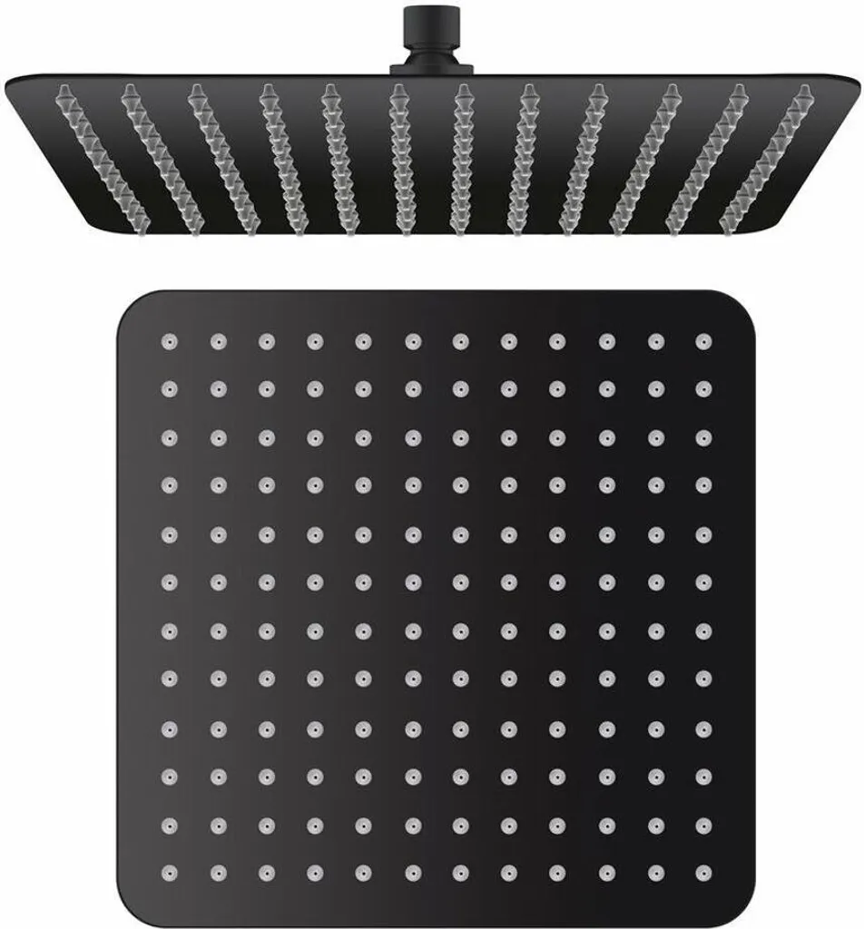 Soffione Pioggia Sapho SL101 Nero Opaco - Esperienza Spa a Casa