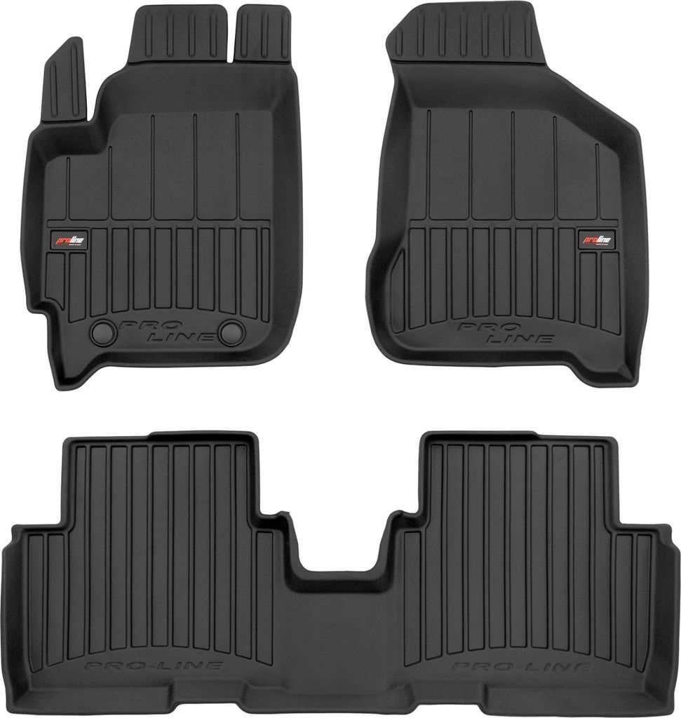 FROGUM Gummimatten Autofussmatten für Kia Carens II 2002-2008