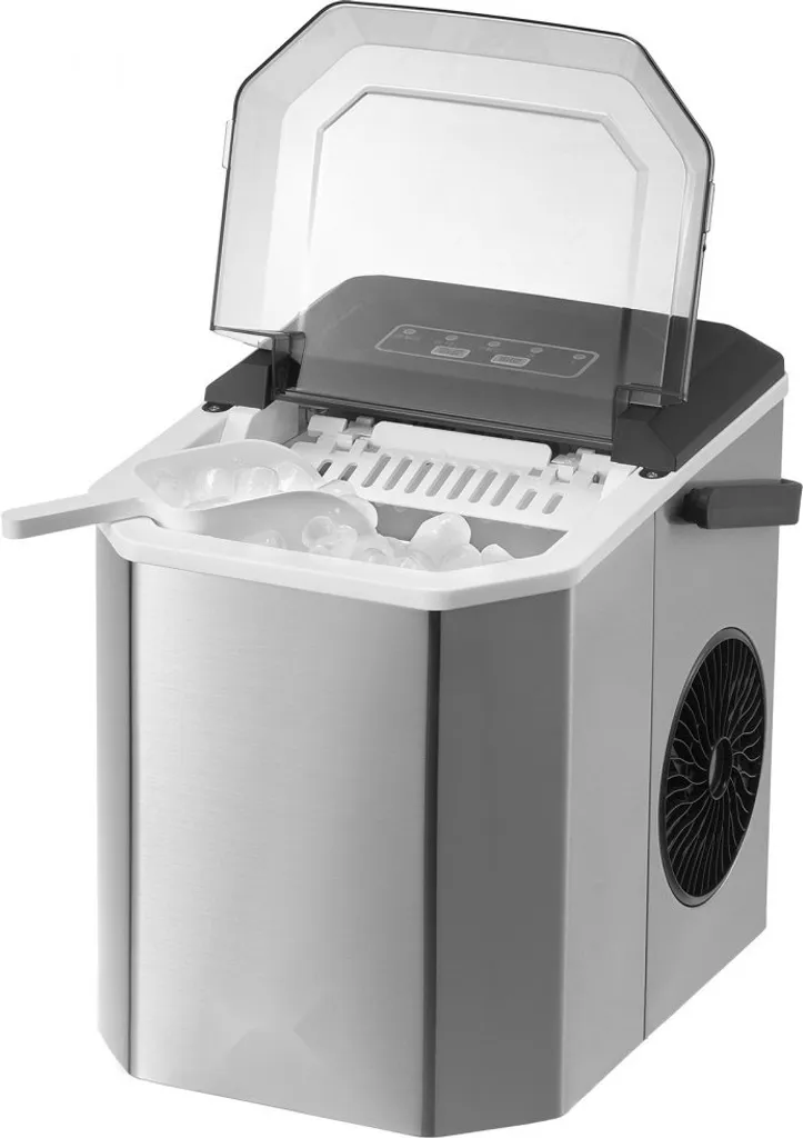 Machine à glaçons rapide avec production efficace - 11,8kg par 24h Noir