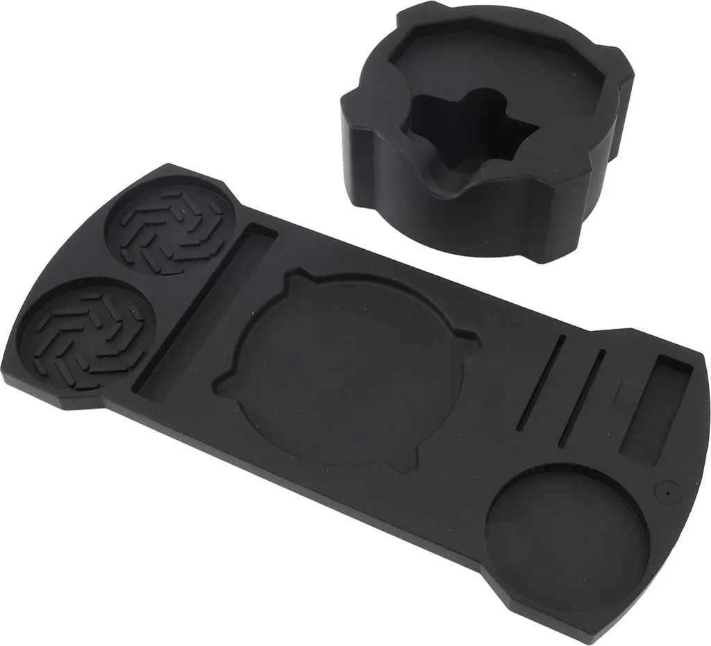 Kaffee Stampfstation Silikon Lagerungsmatte Verteiler Tamper Stand für 51mm 53mm 58mm Griff