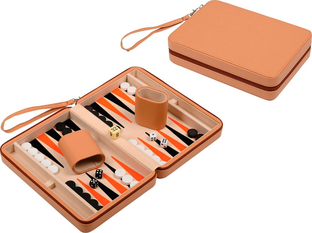 Philos Backgammon Leros - magnetisches Reisespiel in Produktbild 