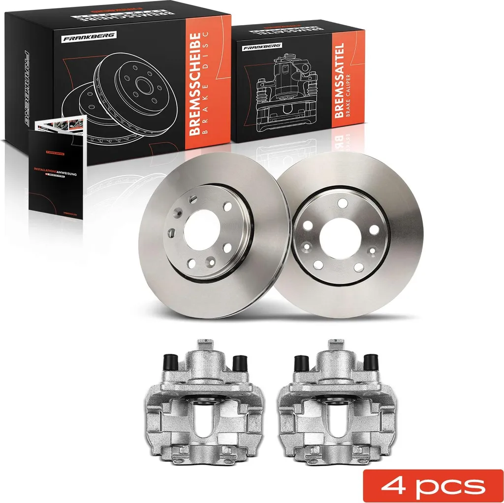 2 Étriers et 2 Disques de Frein Arrière Frankberg pour Volvo XC90 I 275