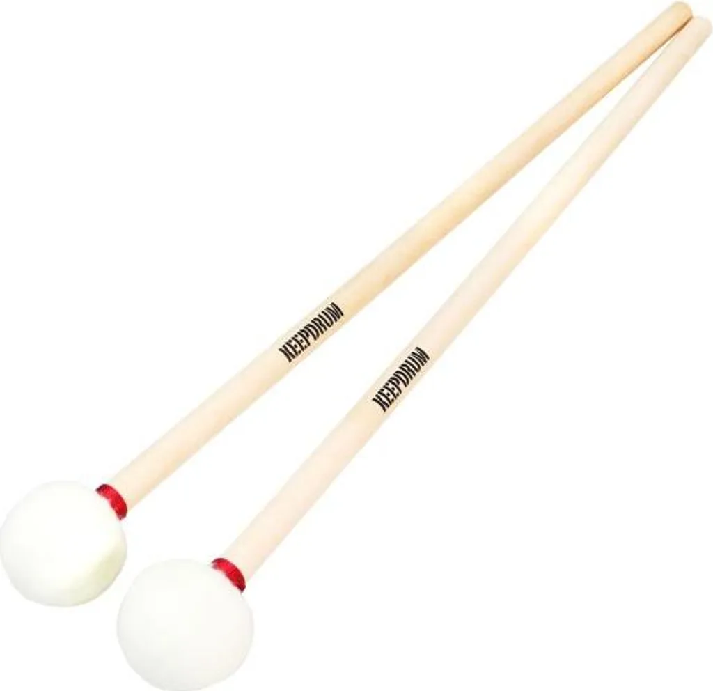 Keepdrum FT7 Baguettes de timbales Soft, manches ergonomiques en Maple