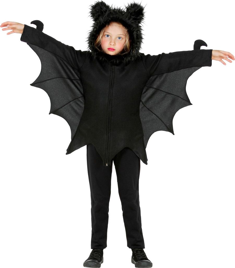 Fledermaus Poncho mit Kapuze 104 Produktbild 