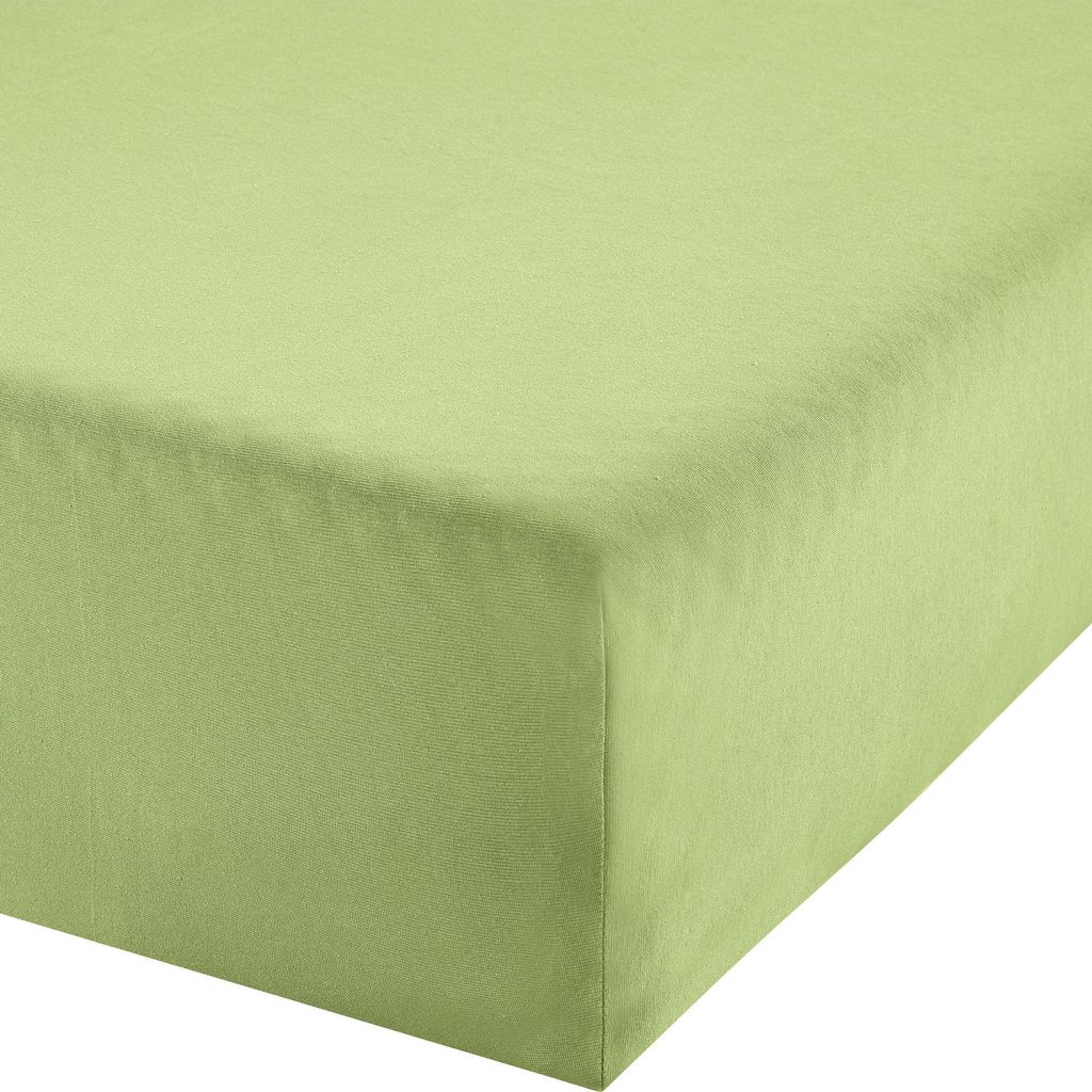 REDBEST Boxspring-Spannbettlaken Denver" lindgrün 180x200 cm - 200x200 cm"