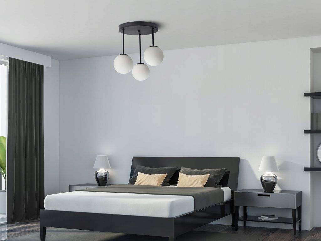 Luxolar Led Deckenleuchte - Hängelampe 3-flammig schwarz Produktbild 5