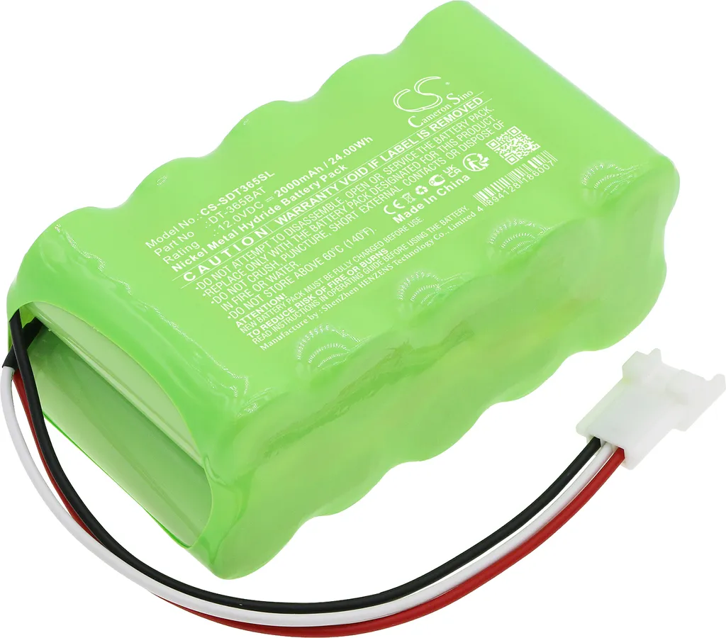 Batterie Rechargeable pour Tachymètre Shimpo DT-365 et DT-365BAT de 6V