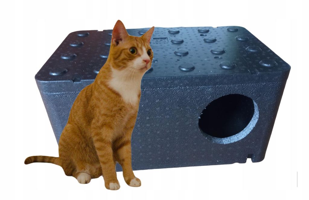 Cabane pour chat vivant en liberté Image du produit 