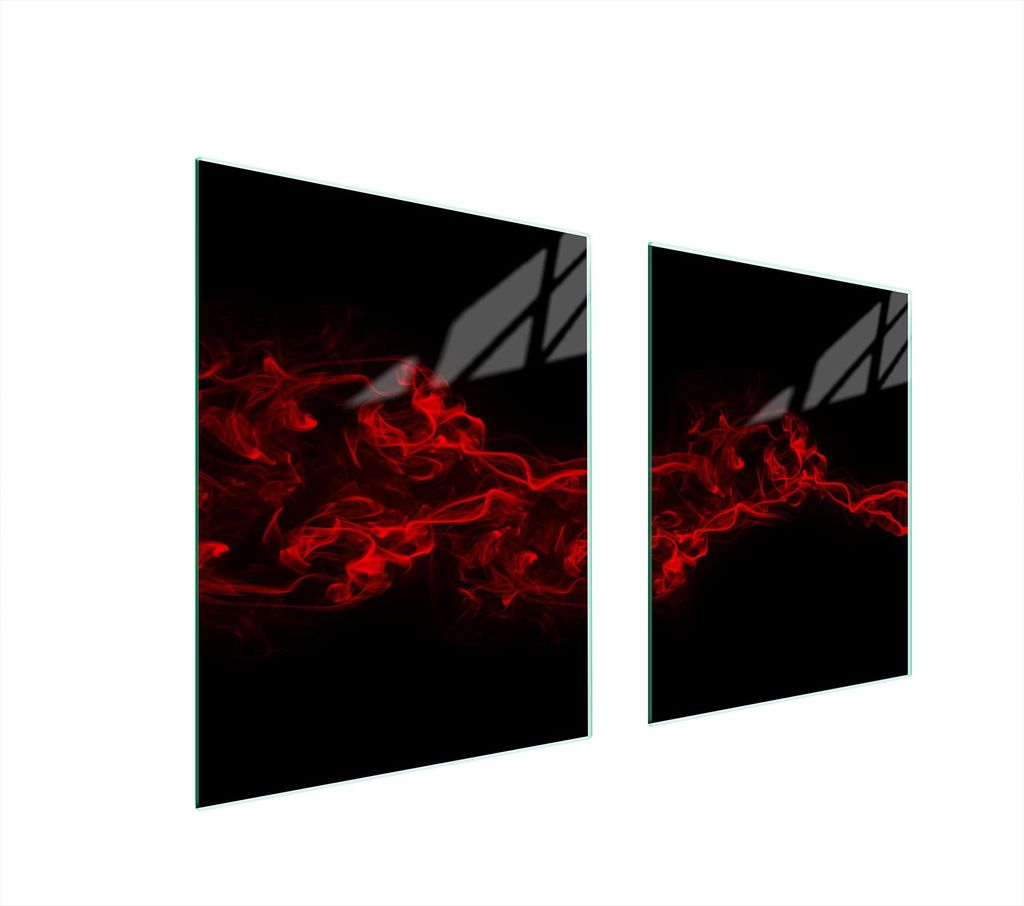 Glasschutzplatte Für Herd 85X52 Schwarz