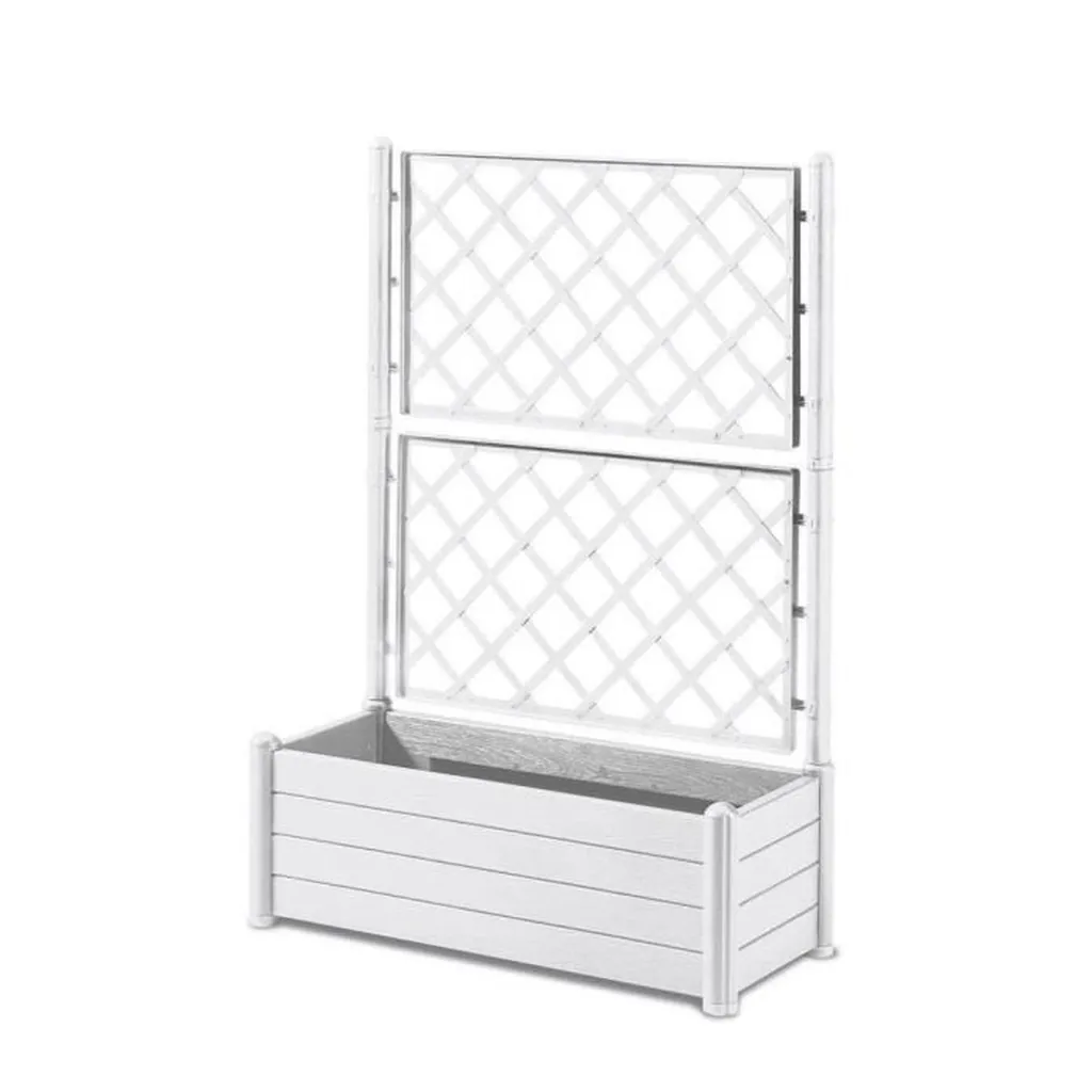 Jardinière brise-vue 142 cm Stefanplast pour terrasse et balcon sans vis-à-vis