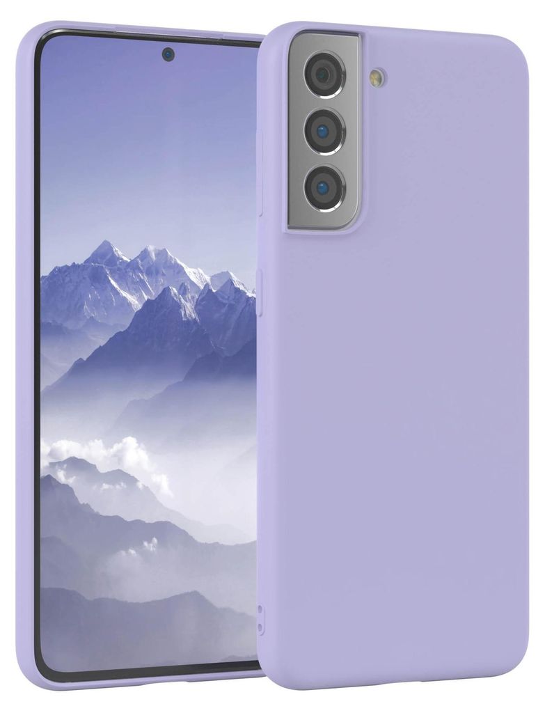 EAZY CASE - TPU Hülle für Samsung Galaxy S21 5G, TPU Case stoßfeste Handyhülle, weiches Cover mit Kameraschutz, Silikonhülle in Lila