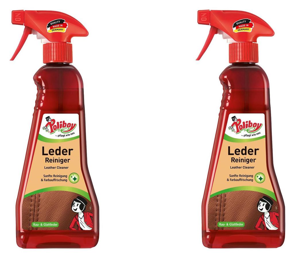 Poliboy Lederreiniger Sprühflasche, 2er Set - 750ml, Inhalt Produktbild 