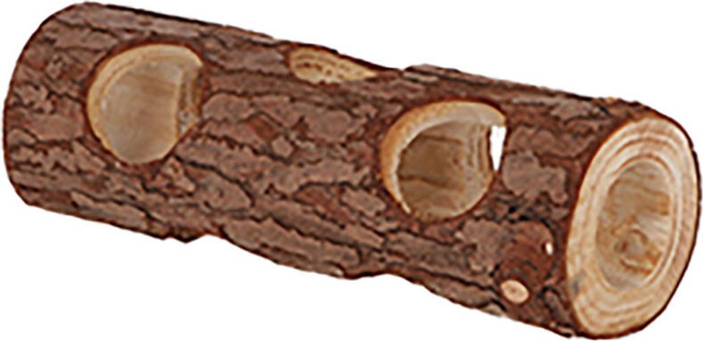 Nagerzubehör - Hamstertunnel - Stamm mit Löchern - ca. 20 cm