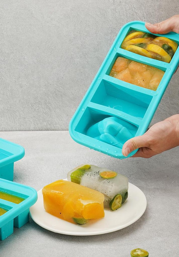 Silikon Gefriertablett 250ml Groß, BPA Frei Silikonform Produktbild 