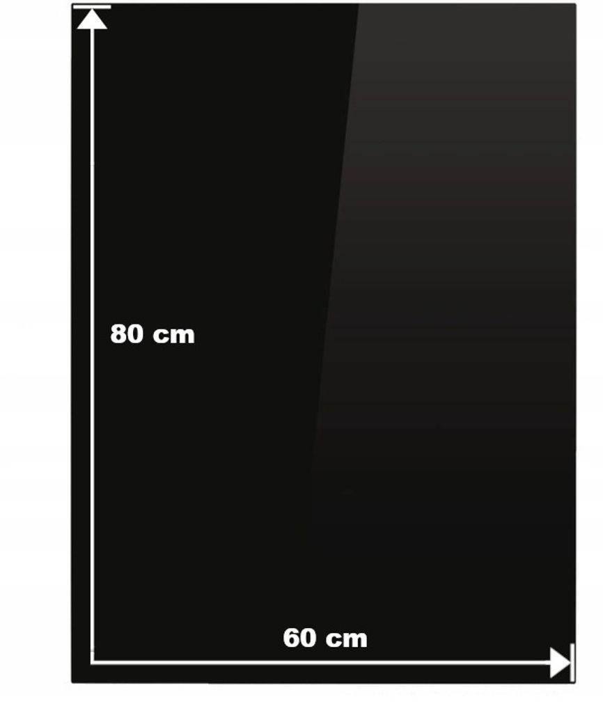 Schwarz Glasplatte Rechteckige für Kaminofen 80x60cm Glasbodenplatte Glasscheibe Gehärtetes Funkenschutzplatte Kaminglas Grablichtplatte 800x600mm