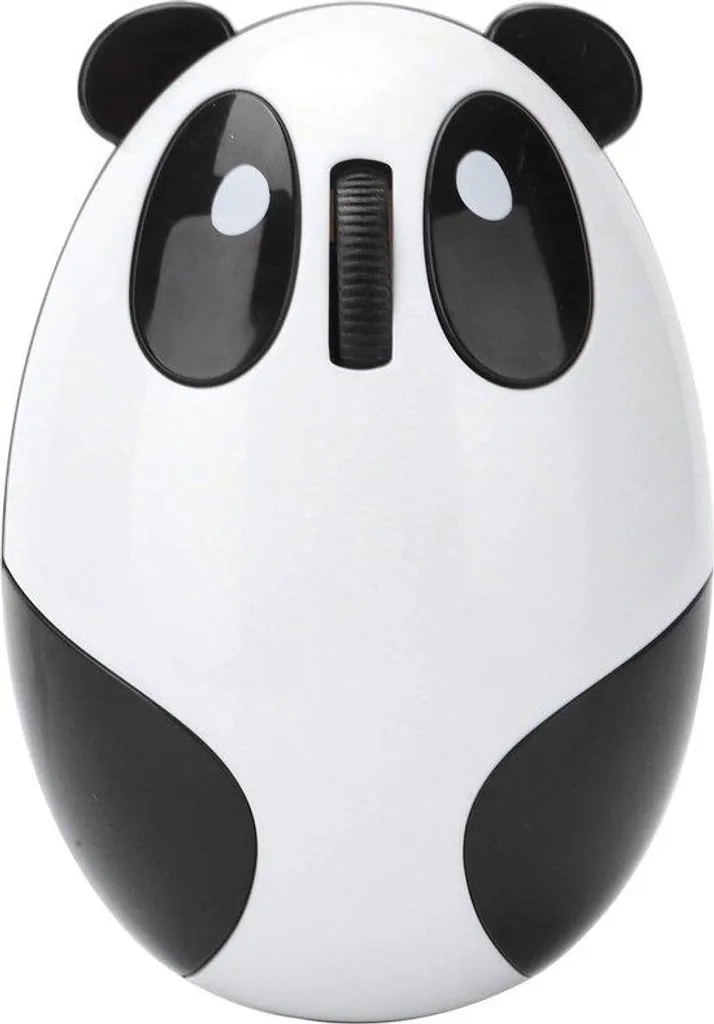 Souris d'ordinateur enfant sans fil en forme de Panda blanc mignon USB