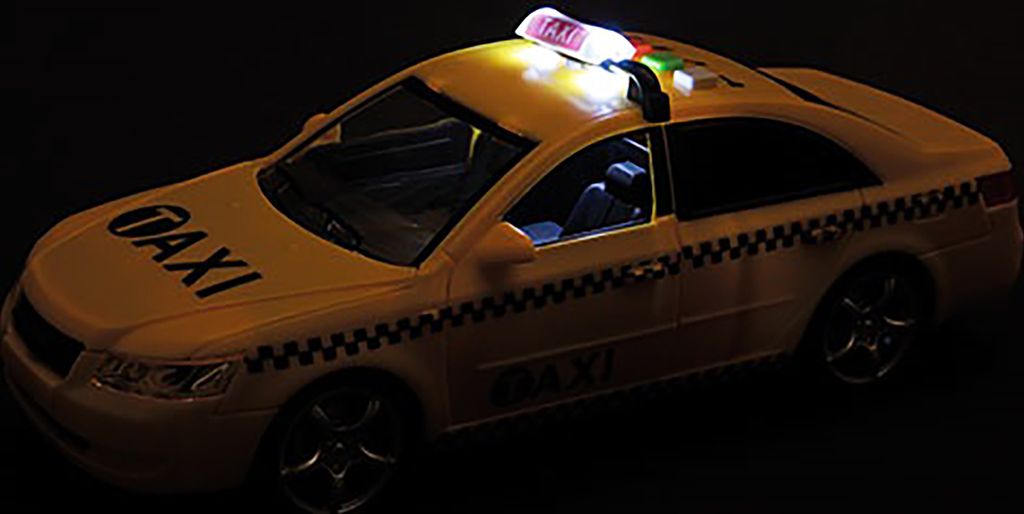 Toi-toys Auto als Taxi mit Rückzug Licht und Sound Produktbild 4