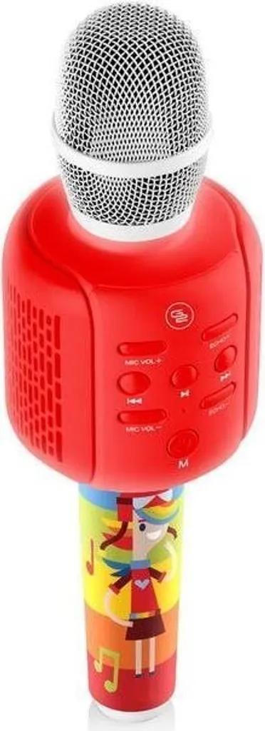 Micro rétro GoGEN Déco rouge filaire : finition robuste et son clair