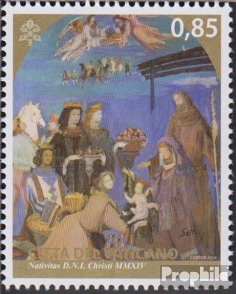 Briefmarken Vatikanstadt 2014 Mi 1826 (kompl.Ausg.) Produktbild 