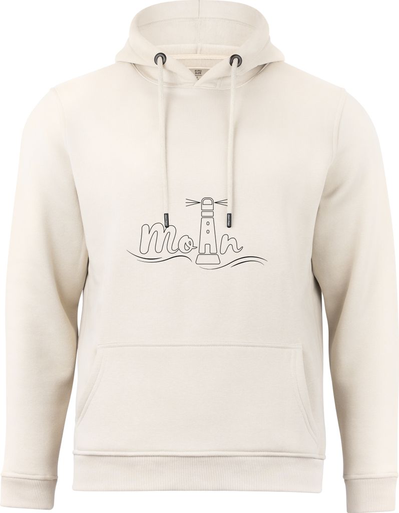 Cotton Prime Kapuzensweatshirt Leuchtturm - Moin XXL sand
