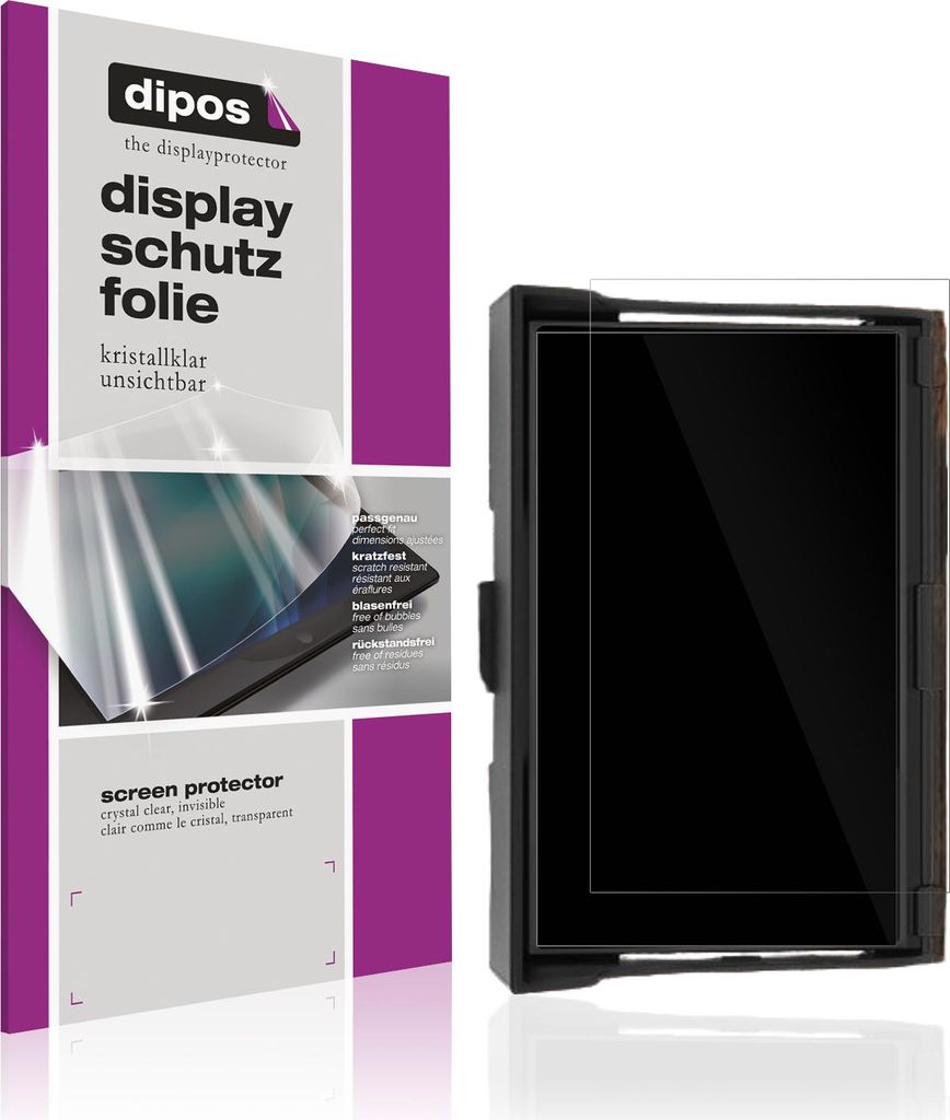 2x Schutzfolie für Sixtop P1 klar Displayschutzfolie Folie Display Schutz dipos