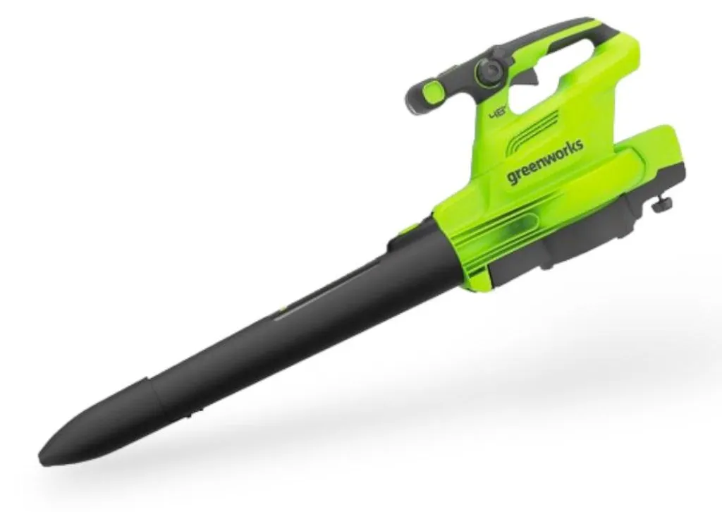 Aspirateur Souffleur Broyeur à Batterie 48V Greenworks 3-en-1 Brushless