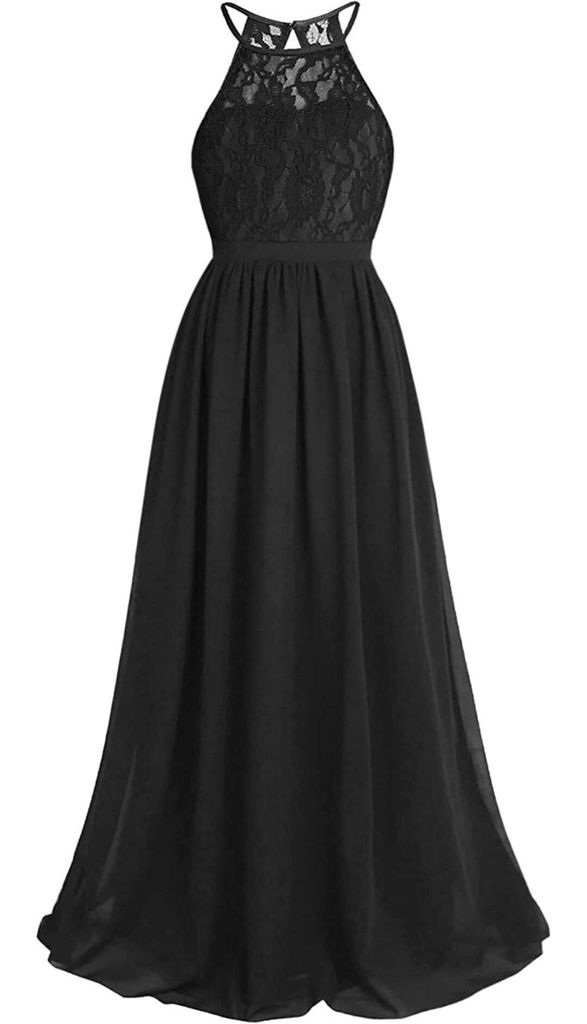 Mädchen Abendkleid Prinzessin Kleid Gr. 176 Cm Festlich Spitze Neckholder Empire Blumenmädchenkleid Hochzeit Partykleid
