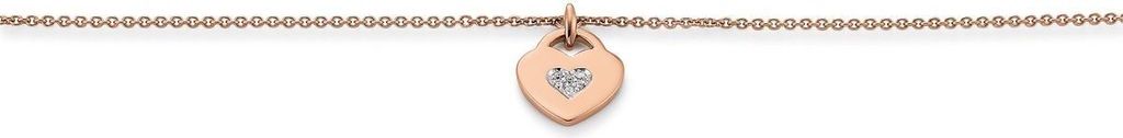 Viventy 778477 Armband Damen Herz Zirkonia Silber Rosé Vergoldet 19 cm