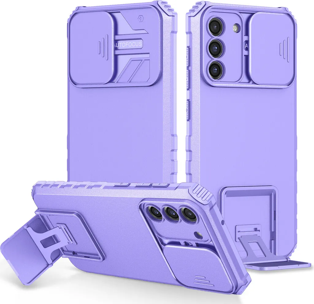 Cover S21 FE 5G Viola Urban Style: Protezione Militare e Design Functional - 1