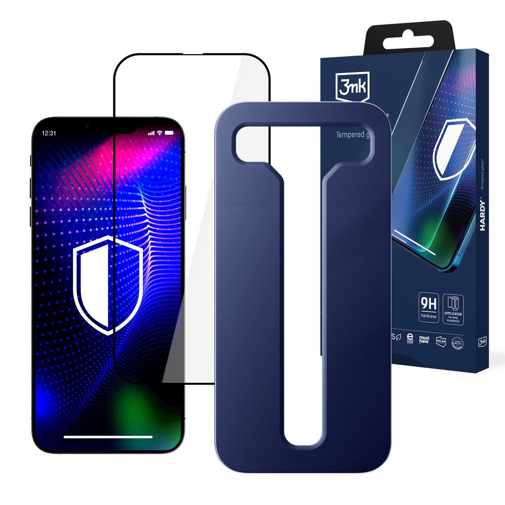 3MK Hardy Tempered Glass, iPhone 15 Pro Max, 1 szt. Zdjęcie produktu 