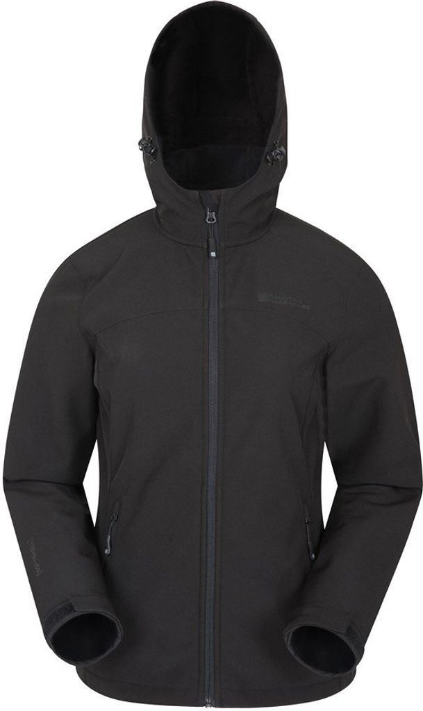Mountain Warehouse - "Exodus" Softshelljacke Atmungsaktiv für Damen MW212 (42 DE) (Schwarz)