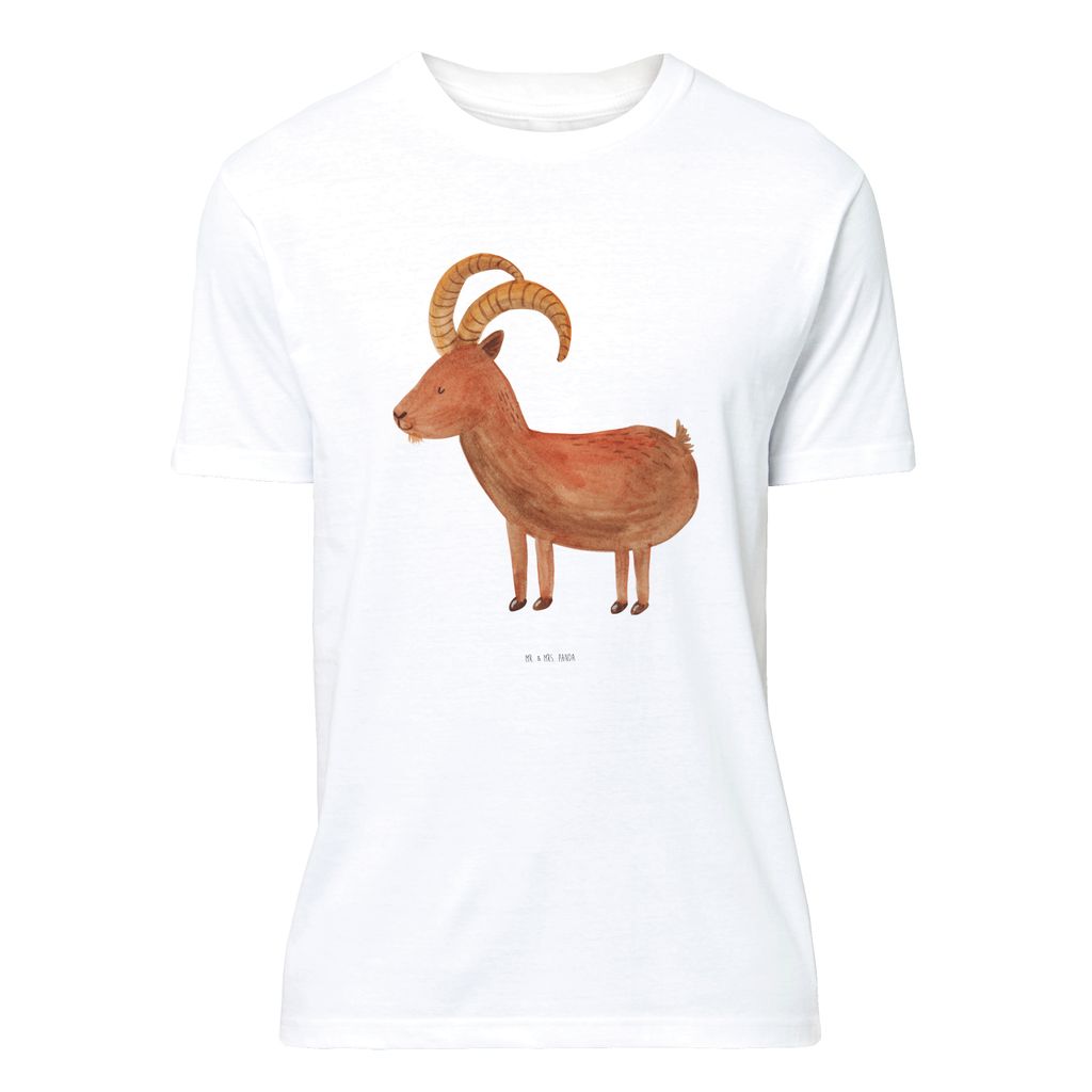 Mr. & Mrs. Panda T-Shirt Sternzeichen Steinbock - Weiß - Geschenk, Geburtstag Dezember, Tshirt, S, mit Motiv, Bock, Ziege, oberteil, Steinböcke, ...