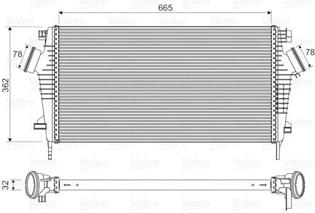 Éliminez les Pertes de Puissance Insignia A avec Intercooler Valeo 818603